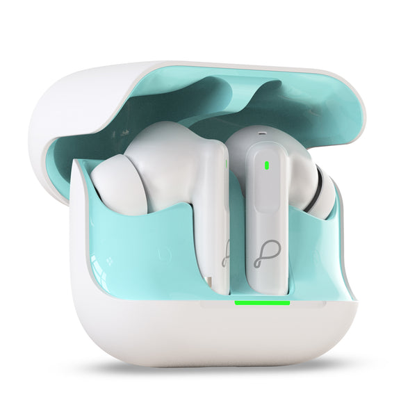 Pebble Luxe Buds Z1 earbuds white variant