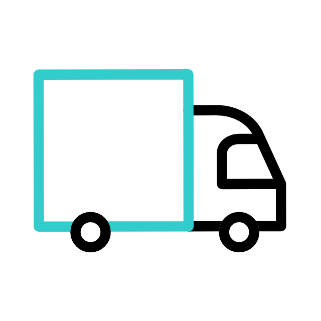 Icon representing fast dispatch and logistics support