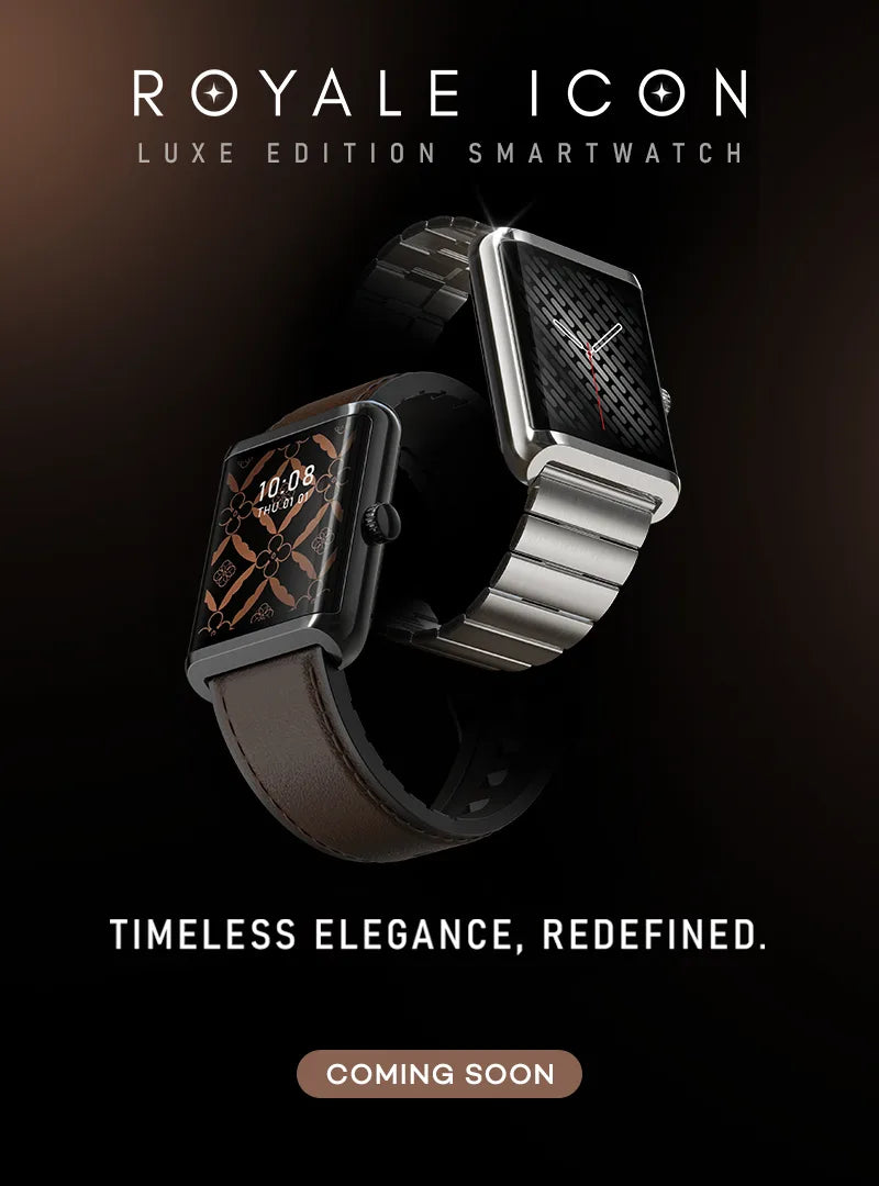Pebble premium metal smartwatch mobile banner