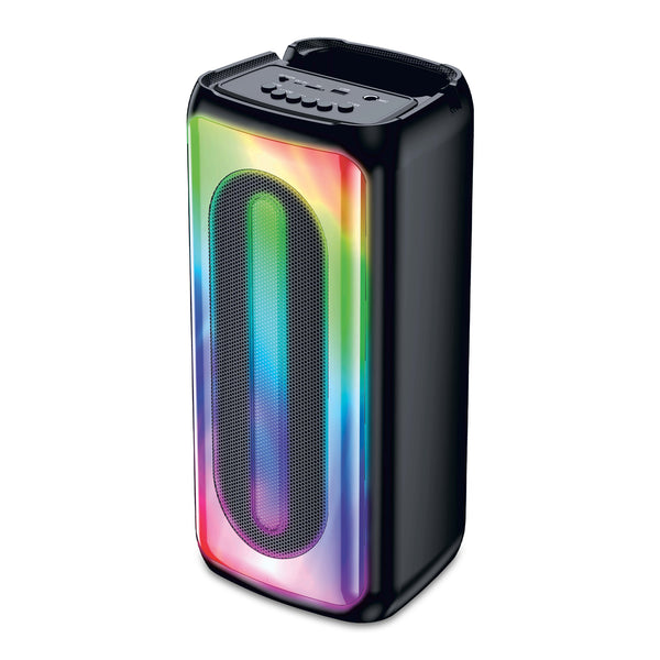 Pebble Alpha 24 RGB karaoke party speaker with wired mic