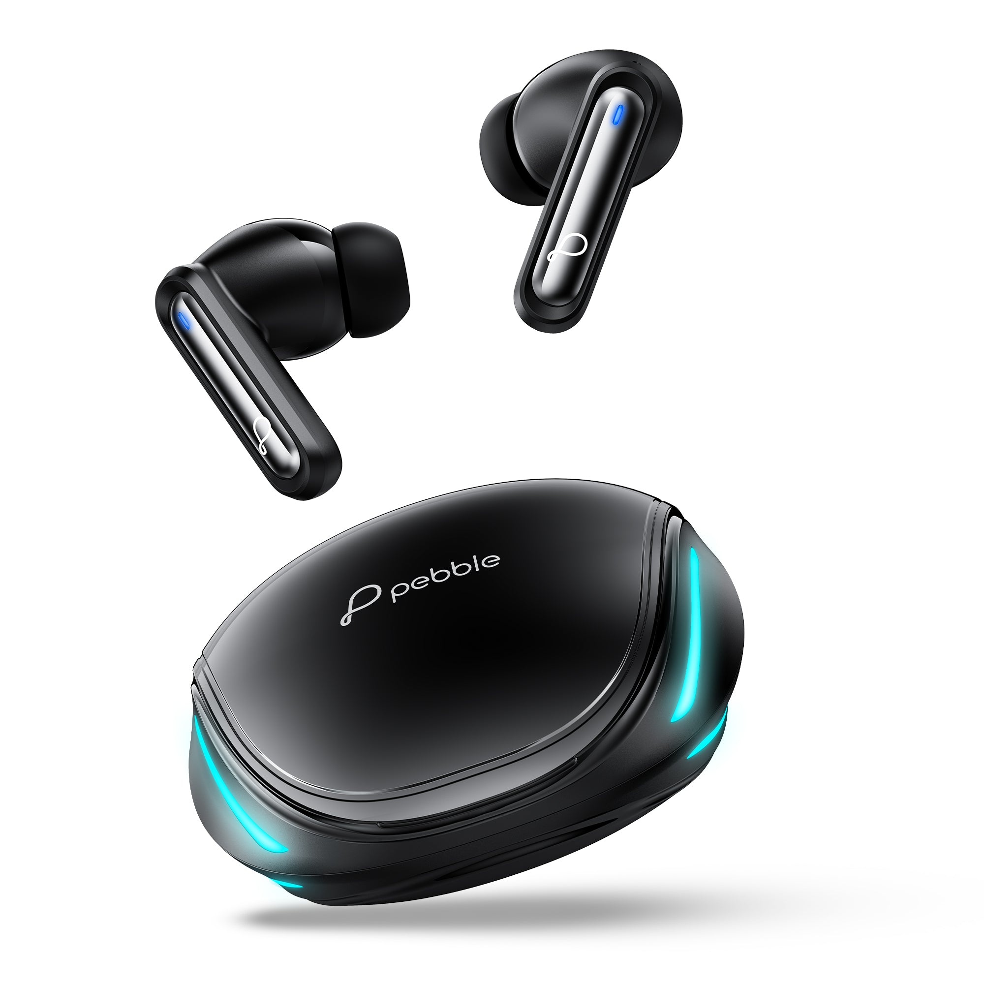 Pebble Striker Buds TWS earbuds with quad microphone ENC