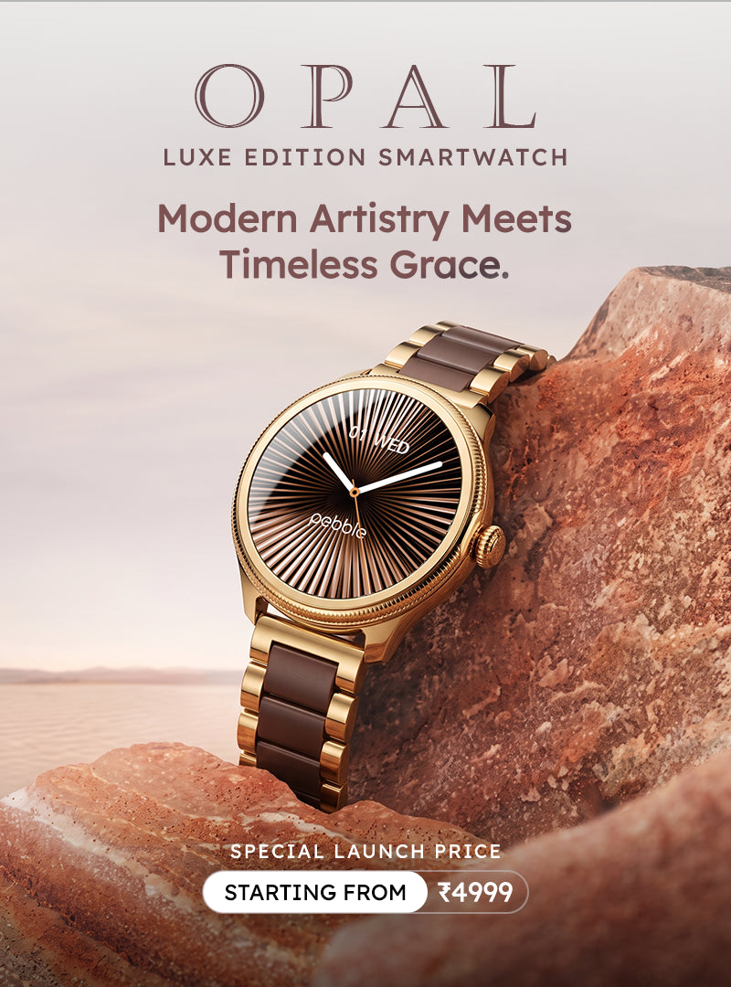 Pebble Opal smartwatch mobile banner