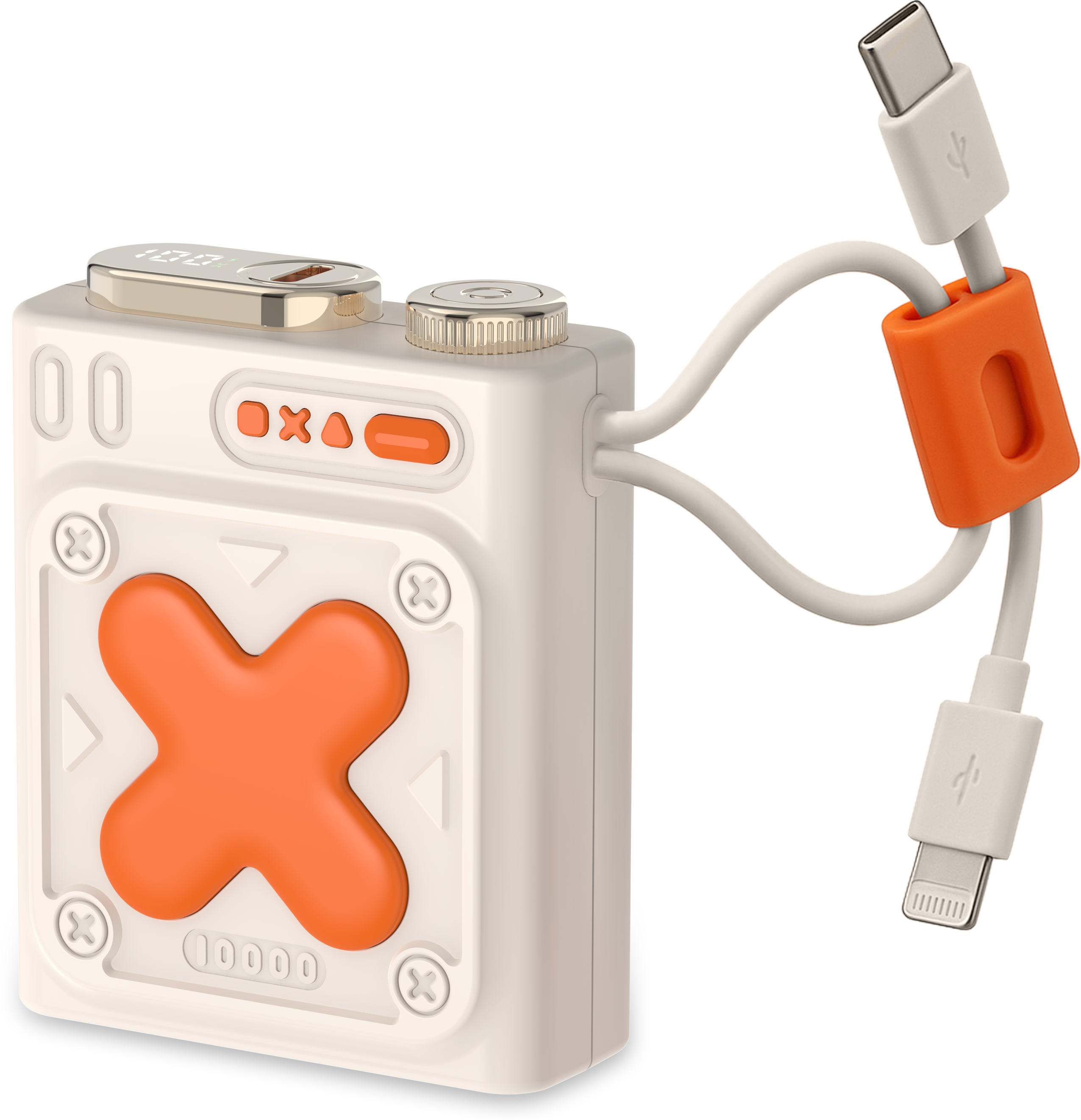 Pebble power bank, charger and cable power essentials collection